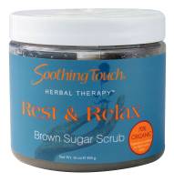Bath & Body - Scrubs - Soothing Touch - Soothing Touch Brown Sugar Scrub Rest & Relax 70% Organic 16 oz