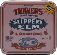 Thayers - Thayers Slippery Elm Lozenges Cherry 42 loz