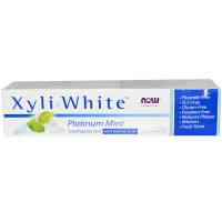 Dental Care - Toothpastes - Now Foods - Now Foods XyliWhite Toothpaste Gel 6.4 oz - Platinum Mint