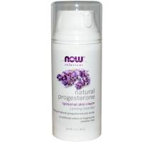 Now Foods Natural Progesterone Liposomal Skin Cream 3 oz - Lavender