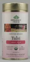 Organic India Tulsi Tea Sweet Rose Canister 3.5 oz (2 pack)