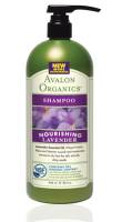Avalon Organic Botanicals Shampoo Nourishing Value Size 32 oz- Organic Lavender (2 Pack)