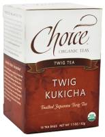Choice Organic Teas Twig Kukicha 16 Bags (2 Pack)