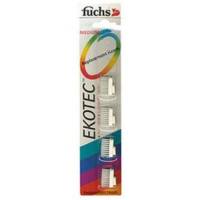 Health & Beauty - Dental Care - Fuchs Brushes - Fuchs Brushes Ekotec Refills Replaceable Head - Medium (4 pack)