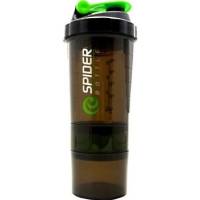 Fitness & Sports - Fitness Accessories - Spider Bottle - Spider Bottle Mini 2 Go 20 oz - Black/Green