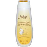 Baby - Babo Botanicals - Babo Botanicals Moisturizing Baby Shampoo & Wash 8 oz - Oatmilk Calendula