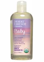 Desert Essence Organics Baby Cuddle Buns Softening Body & Massage Oil 4 oz