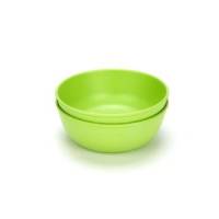 Recycled & Biodegradable - Recycled Plastic - Green Eats - Green Eats Bowls - Green (2 Pack)