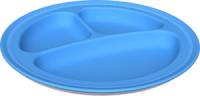 Green Eats Divided Plates - Blue (2 Pack)