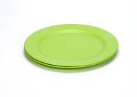 Recycled & Biodegradable - Recycled Plastic - Green Eats - Green Eats Plates - Green (2 Pack)