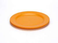 Recycled & Biodegradable - Recycled Plastic - Green Eats - Green Eats Plates - Orange (2 Pack)