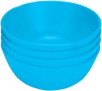 Recycled & Biodegradable - Recycled Plastic - Green Eats - Green Eats Snack Bowl - Blue (4 Pack)