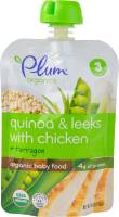 Baby - Toddler Feeding - Plum Organics - Plum Organics Stage 3 Meals 4 oz - Organic Quinoa & Leeks With Chicken + Tarragon (6 Pack)