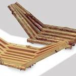 BIH Collection Bamboo Square Stick Soap Tray