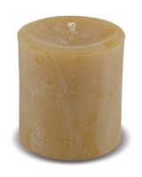 BIH Collection Beeswax Candles Round Pillar 3"
