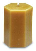 BuyItHealthy Collection - Candles - BIH Collection - BIH Collection Beeswax Candles Hex Pillar 4"