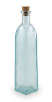 Kitchen - Drinkware - BIH Collection - BIH Collection Recycled Glass Square Bottle with Cork 120 cc