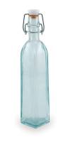 BuyItHealthy Collection - Kitchen - BIH Collection - BIH Collection Recycled Glass Square Bottle with Clamp 120 cc