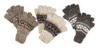 BIH Collection Alpaca Kid's Fingerless Gloves