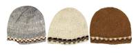 BIH Collection Alpaca Kid's Pullover Checkered Hat