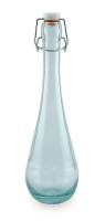 Kitchen - Drinkware - BIH Collection - BIH Collection Recycled Glass Teardrop Bottle with Clamp 325 cc