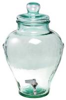 BIH Collection Recycled Glass Decorative Glass Dispenser 3.5 gal