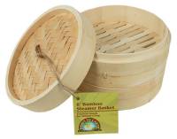 Kitchen - Bakeware & Cookware - BIH Collection - BIH Collection Bamboo Steamer Basket 8"