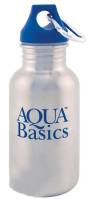 BIH Collection Aqua Basics Stainless Steel Water Bottle 16 oz