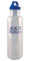 BIH Collection Aqua Basics Stainless Steel Water Bottle 26 oz