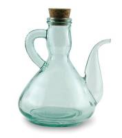 Kitchen - Glass Bottles - BIH Collection - BIH Collection Recycled Glass Hand Blown Cruet 16 oz