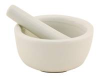 Bakeware & Cookware - Mortars & Pestles - BIH Collection - BIH Collection Mortar & Pestle 3.5" - White