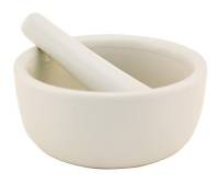 Bakeware & Cookware - Mortars & Pestles - BIH Collection - BIH Collection Mortar & Pestle 4.75" - White