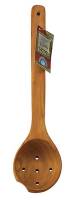 Kitchen - Utensils - BIH Collection - BIH Collection Hardwood Serving Spoon with Holes 14"
