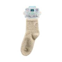 Clothing - Socks - Earth Therapeutics - Earth Therapeutics Aloe Infused Socks- Cream