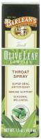 Barleans Olive Leaf Complex Throat Spray Peppermint 1.5oz