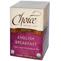 Non-GMO - Tea & Grain Coffee - Choice Organic Teas - Choice Organic Teas English Breakfast (16 bags)