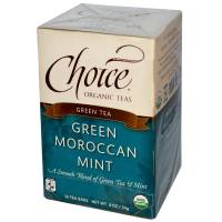 Non-GMO - Tea & Grain Coffee - Choice Organic Teas - Choice Organic Teas Green Moroccan Mint (16 bags)