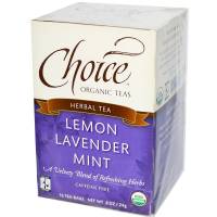 Non-GMO - Tea & Grain Coffee - Choice Organic Teas - Choice Organic Teas Lemon Lavender Mint (16 bags)