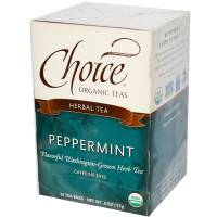 Non-GMO - Tea & Grain Coffee - Choice Organic Teas - Choice Organic Teas Peppermint (16 bags)
