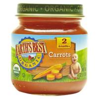 Grocery - Baby Foods - Earth's Best  - Earth's Best Baby Foods Organic Carrots 4 oz (12 Pack)