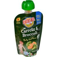 Earth's Best  - Earth's Best Baby Foods Organic Carrots & Broccoli Baby Food Puree 3.5 oz (12 Pack)