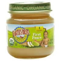Baby - Baby Food - Earth's Best  - Earth's Best Baby Foods Organic First Pears 2.5 oz (12 Pack)