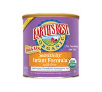 Earth's Best Baby Foods Organic Sensitivity Infant Formula with DHA & ARA 23.2 oz (4 Pack)