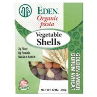 Eden Foods Pasta Vegetable Shells 12 oz (6 Pack)