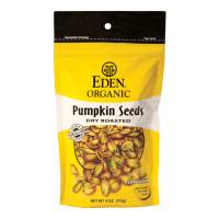 Eden Foods Pumpkin Seeds 4 oz - Dry Roasted & Sea Salted (6 Pack)