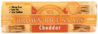 Edward & Sons Brown Rice Snaps 3.5 oz - Cheddar (12 Pack)