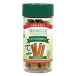 Frontier Natural Products Organic Fair Trade Cinnamon Sticks 0.85 oz
