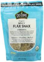 Go Raw Spicy Flax Snax 3 oz (6 Pack)