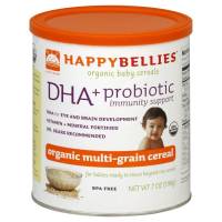 Happy Baby - Happy Baby Happy Bellies - Organic Multigrain Cereal with DHA & Pre and Probiotics 7 oz (6 Pack)