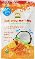 Happy Creamies - Happy Creamies Organic Veggie Fruit Snacks - Carrot, Mango & Orange  1 oz (8 Pack)